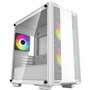 Boitier PC sans alimentation - DEEPCOOL CC360 ARGB (Blanc) - Mini tour - Format Micro-ATX