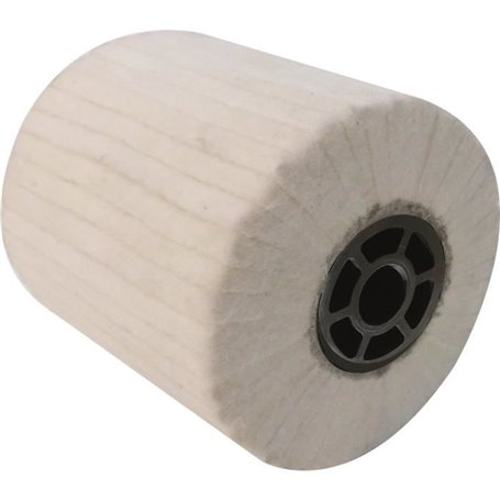 Brosse a feutre pour rénovateur - FARTOOLS - Ø 120 mm - Alésage 20 mm - Lustrage et brillance