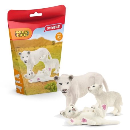 schleich WILD LIFE Lionne avec bébés