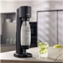 SodaStream GAIA Machine a Eau Pétillante - Pack 1 Bouteille 1L Compatible Lave-Vaisselle + 1 Recharge de Gaz 60L a Clips