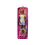 Barbie Fashionistas - Coupe afro blonde avec combishort tie and dye
