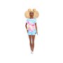 Barbie Fashionistas - Coupe afro blonde avec combishort tie and dye