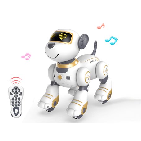 Chien télécommandé animé avec effet sonores et lumineux - Modèle Marcus