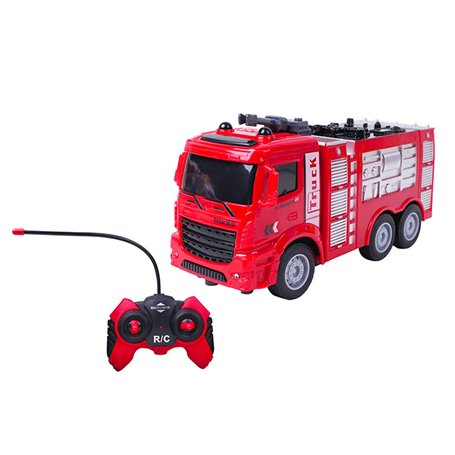 Camion de pompier télécommandé avec effets lumineux