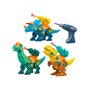 Dinosaures 3en1 à assembler avec visseuse et cible