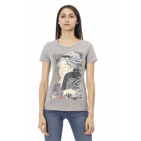Trussardi Action T-shirts Gris Femme