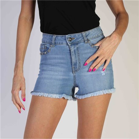 Richmond Bermuda Bleu Femme