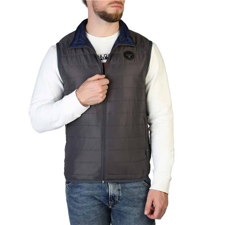 Napapijri Gilet Gris Homme