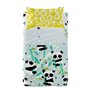 Jeu de draps HappyFriday Moshi Moshi Panda garden blue Bleu 2 Pièces