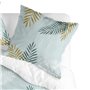Taie d'oreiller HappyFriday Blanc Foliage Mint Multicouleur 60 x 60 cm