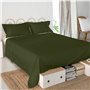 Drap HappyFriday Basic Vert Lit 1 persone