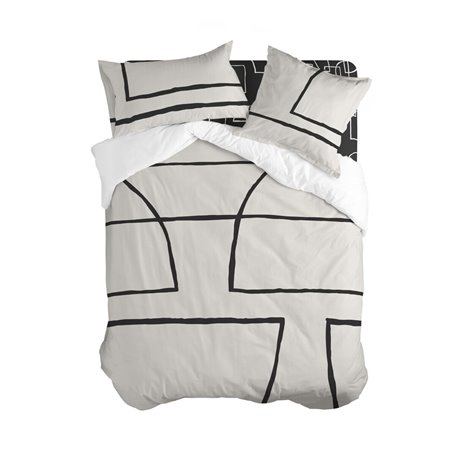 Housse de Couette HappyFriday Blanc Serenity  Multicouleur 180 x 220 cm