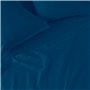 Drap housse HappyFriday BASIC Blue marine 140 x 200 x 32 cm 