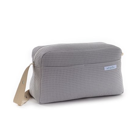 Sac organisateur pour poussette de bébé Mi bollito Gris clair 15 x 24 x 40 cm