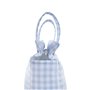Sac organisateur pour poussette de bébé Mi bollito Bleu Vichy 10 x 35 x 35 cm