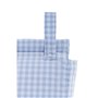 Sac organisateur pour poussette de bébé Mi bollito Bleu Vichy 10 x 35 x 35 cm