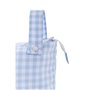 Sac organisateur pour poussette de bébé Mi bollito Bleu Vichy 15 x 18 x 45 cm