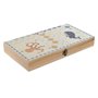 Parchis Home ESPRIT Bois 26 x 13 x 3,3 cm