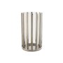 Bougeoir Home ESPRIT Argenté Verre Acier 12 x 12 x 20 cm