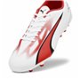 Chaussures de Football pour Adultes Puma Ultra Play MG Blanc Rouge