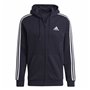 Sweat à capuche homme Adidas 3 Stripes Bleu foncé