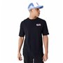 T-shirt à manches courtes homme New Era  WORDMARK OS TEE NEYYAN 60435524  Noir (XL)