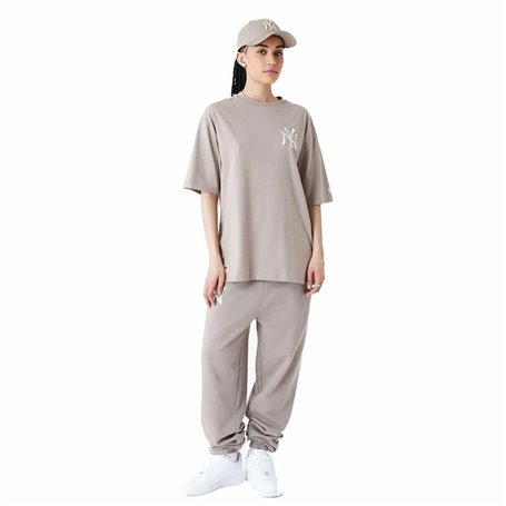 T-shirt à manches courtes homme New Era ESSNTLS LC OS TEE NEYYAN 60435555 Marron Clair (XL)