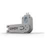 Lindy 40622 bloqueur de port Clé de bloqueur de port USB Type-A Bleu Acrylonitrile-Butadiène-Styrène (ABS) 1 pièce(s)