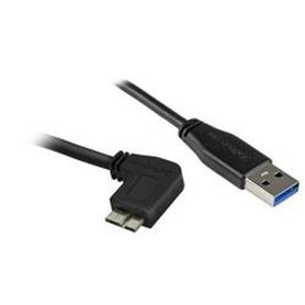 StarTech.com Câble Micro USB 3.0 slim - USB-A vers Micro-B à angle droit de 1 m - M/M