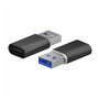 AISENS A108-0678 changeur de genre de câble USB Type-C USB Type-A Noir