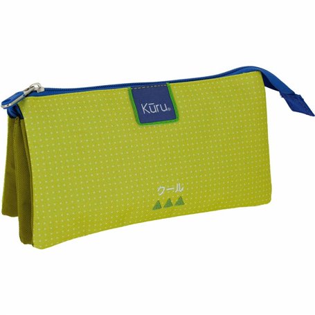 Trousse Fourre-Tout Triple Grafoplas Kuru Vert 22
