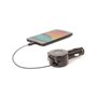 CHARGEUR VOITURE RETRACTABLE LIGHTNING AVEC UN PORT USB