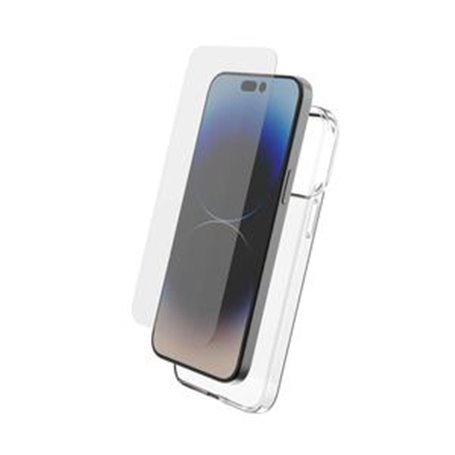 PACK COQUE SOUPLE + VERRE TREMPE IPHONE 15 PRO