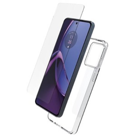 STARTER PACK COQUE SOUPLE + VERRE TREMPE MOTOROLA G84