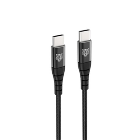 TIGER POWER LITE CABLE RENFORCE USB-C USB-C 2M NOIR