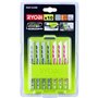 RYOBI Coffret 10 lames pour scie sauteuse 102 mm