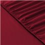 Vision - Drap housse Rouge - 160x200cm - 100% coton
