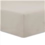 Vision - Drap housse Beige - 140x190cm - 100% coton