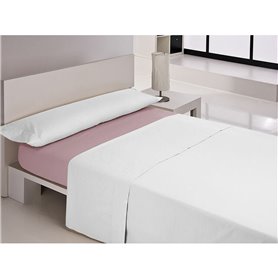 Drap housse Happy Home MIX COLORS Lila Lit 1 persone Drap housse Happy Home MIX COLORS Lila Lit 1 persone