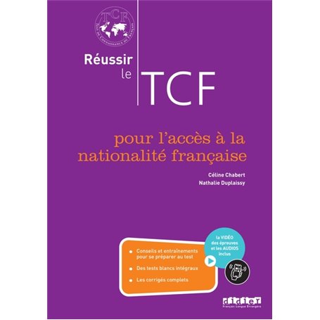 Réussir le TCF pour l'acces à la nationalité française (ANF) + didierfle.app