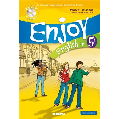Enjoy English 5e livre - CD audio-rom
