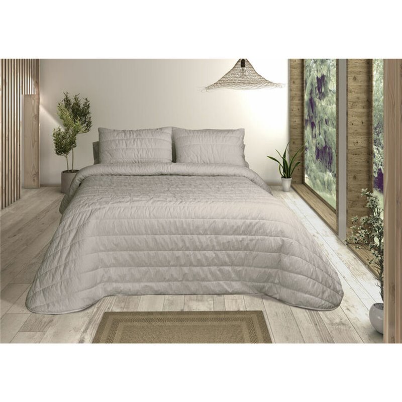 Image secondaire de Couvre-Lit Pierre Cardin OLIMPIA Gris perlé Lit ½ persones (3 Pièces)
