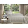 Couvre-lit Pierre Cardin OLIMPIA Gris perlé Lit ½ persones (3 Pièces)