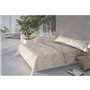Jeu de draps Pierre Cardin CORALINA MARMOL Beige Gran lit 2 persones