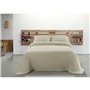 Couvre-lit Hosteline Marbella Beige Ivoire Lit 1 persone