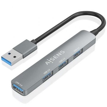 Hub USB Aisens A106-0859 Gris (1 Unité)