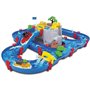 Smoby - Circuit de jeu d'eau AquaPlay - Mountain Lake - 2 bâteaux + 3 figurines animaux - Fabriqué en Allemagne - Dés 3ans
