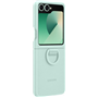 Coque Samsung Galaxy Z Flip 6 Silicone avec anneau Vert d'eau Samsung