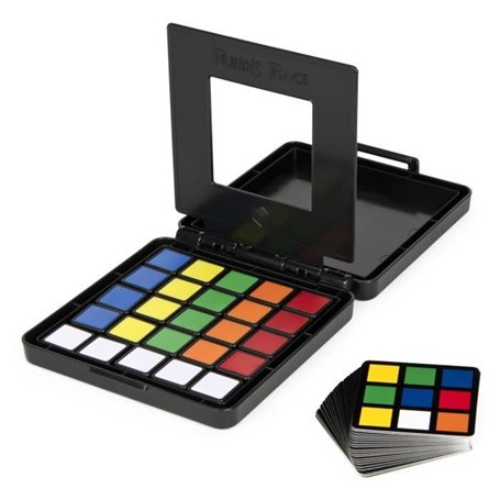 Casse Tete Coloré Rubik's Race - Rubik's Race Version Voyage - Classique 3x3 - 2 Joueurs - 7 ans et +