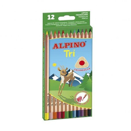 Crayons de couleur Alpino AL000128 Multicouleur (12 Unités)